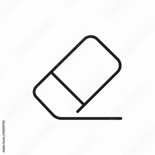 eraser erase icon sign vector