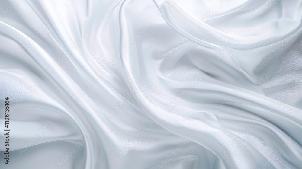 Obraz premium Abstract White Background with Smooth Lines: White background featuring smooth abstract lines.