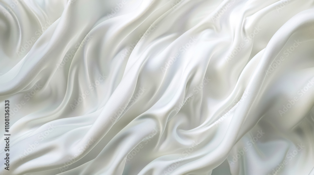 Obraz premium Abstract White Background with Smooth Lines: White background featuring smooth abstract lines.