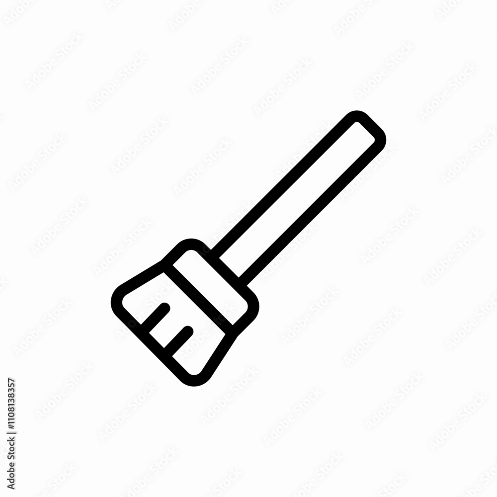broom sweep icon sign vector