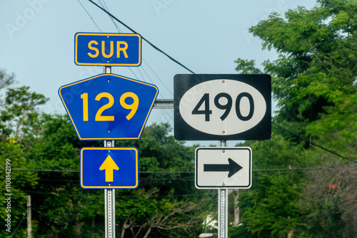 Tablou pe pânză Street Road Sign