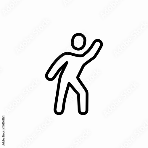 dance moves (2) icon sign vector photo