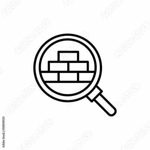 wall construction revision icon sign vector