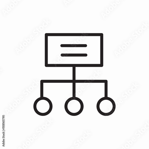statistics schema icon sign vector