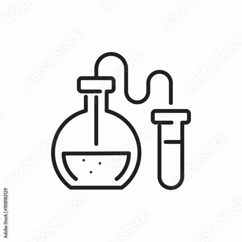 chemicals reaction icon sign vector