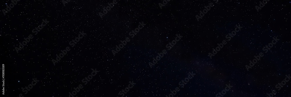 Fototapeta premium Starry night sky filled with vibrant stars and clusters, dark, beauty