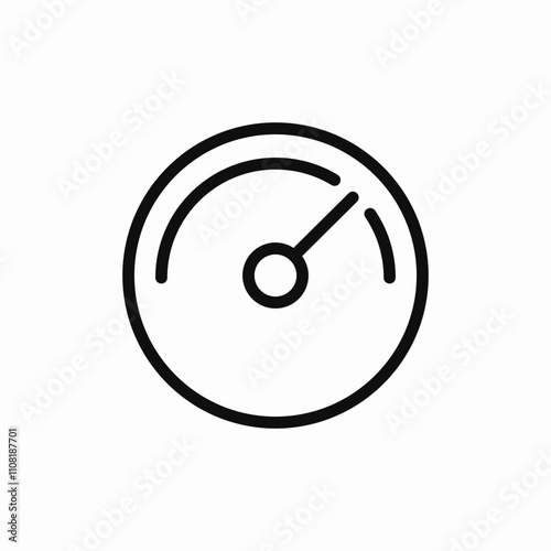 speedometer speed icon sign vector