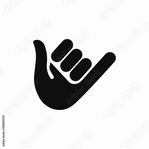 cool hand gesture icon sign vector