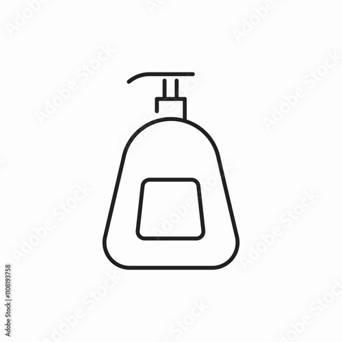 liquid soap icon sign vector