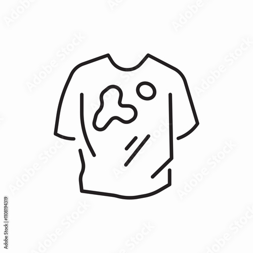 spot on t shirt icon sign vector