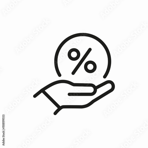 discount offer percent icon sign vector