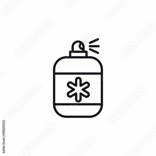 sanitizer spray clean icon sign vector