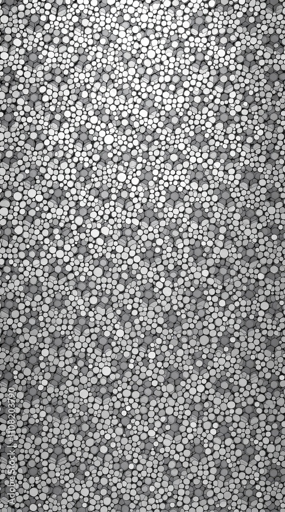 Fototapeta premium Seamless black and white hexagonal honeycomb pattern ideal for use in interior designers' designs and architects' projects , interior design, design element