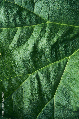 Gunneraceae leaf close up