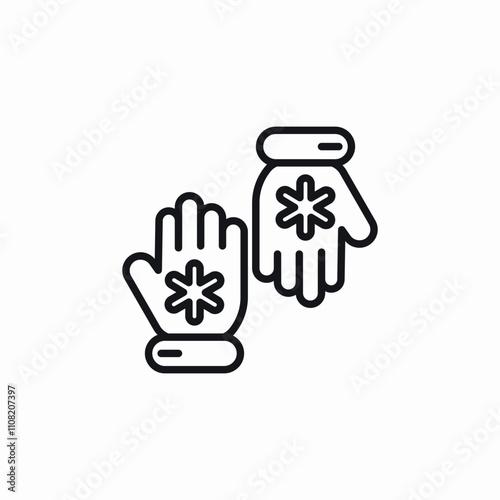 doctor gloves icon sign vector
