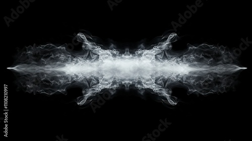 Wallpaper Mural Real smoke exploding outwards with center space. Dramatic smoke or fog effect for spooky background or wallpaper. Torontodigital.ca
