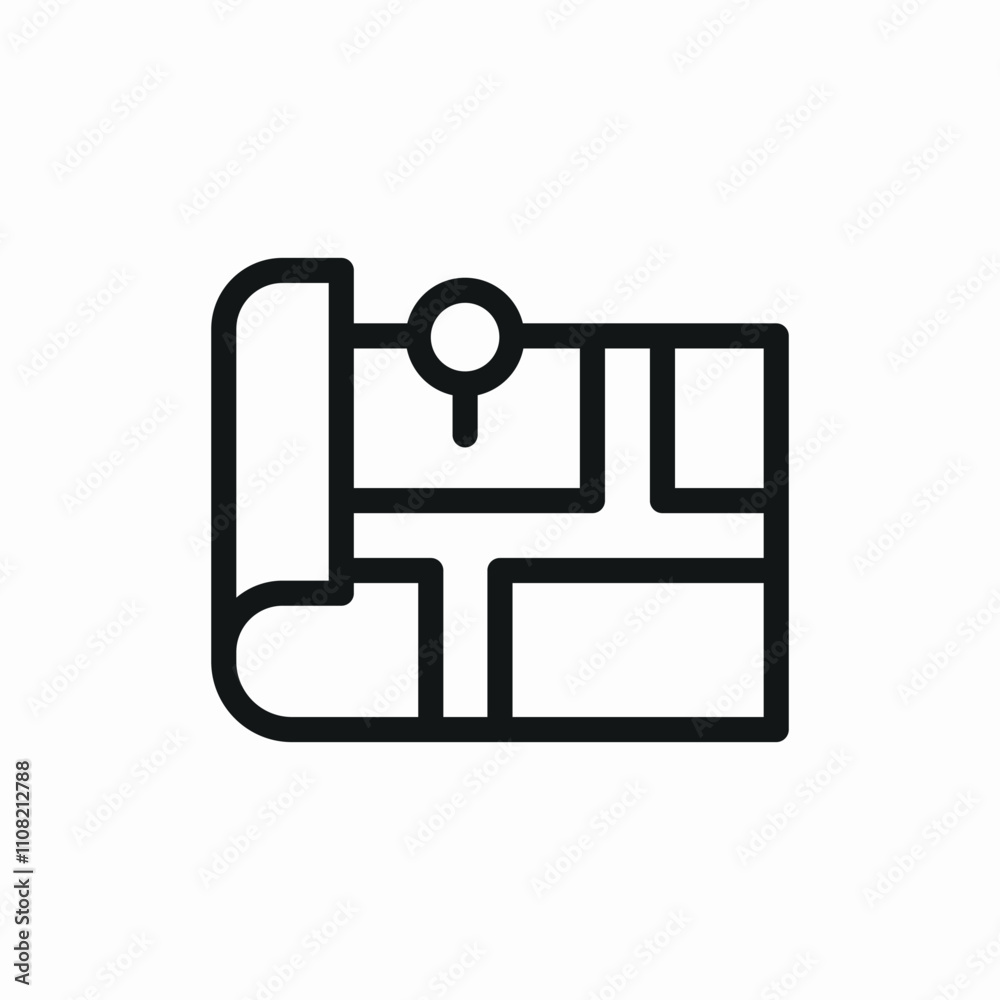 map location icon sign vector map location icon sign vector