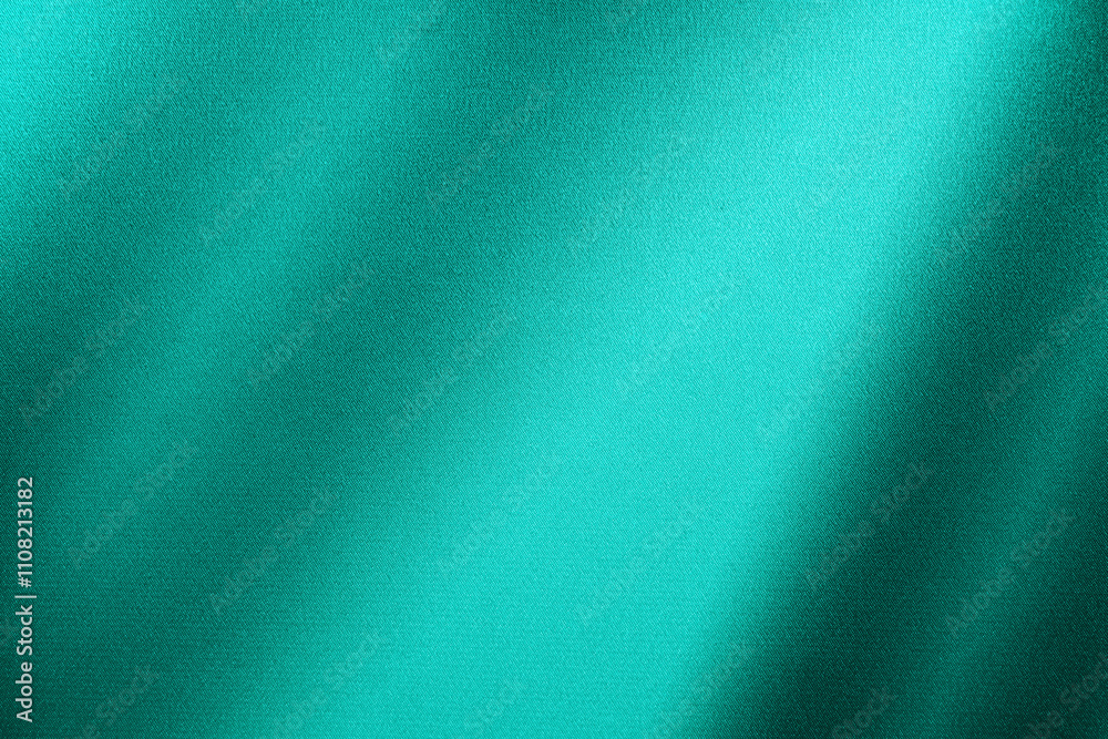 Light teal jade sea turquoise agua mint blue green abstract background. Silk satin fabric. Glitter shimmer. Color gradient. Line stripe wave. Drapery curtain. Elegant subtle. Blank design.