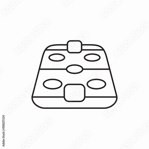 table hockey icon sign vector