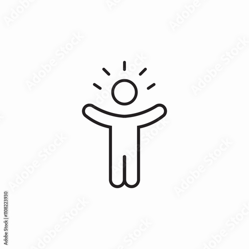 happy person icon sign vector