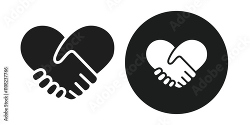 Handshake,Love,Marriage,Heart Icons