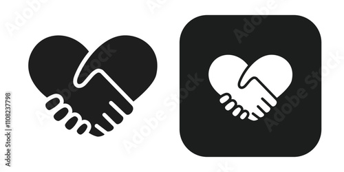 Handshake,Love,Marriage,Heart Icons