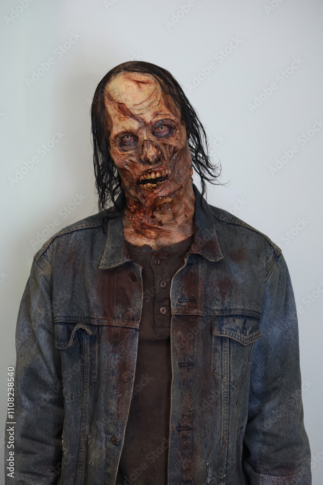 Naklejka premium Walking Dead Male Zombie 