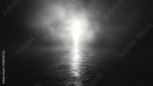 Mysterious Light Over Water