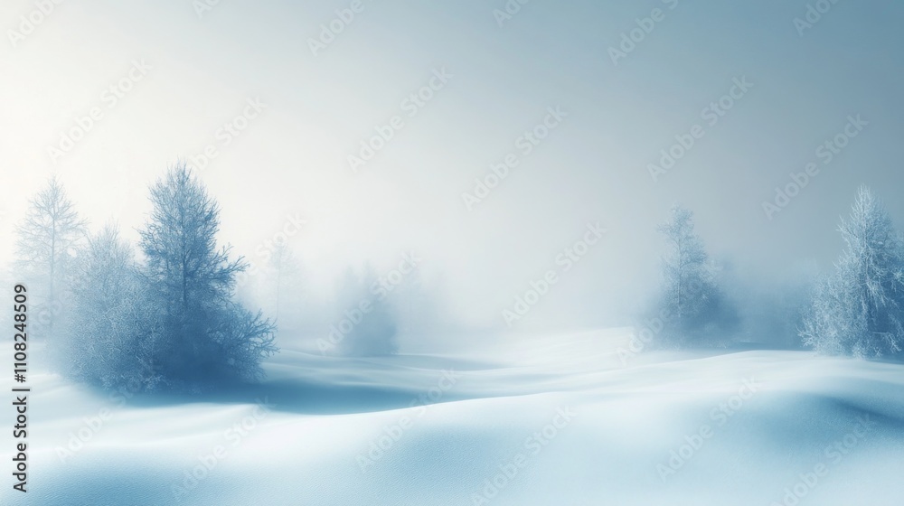 Fototapeta premium Winter Wonderland Landscape