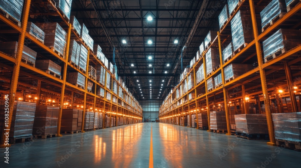 Fototapeta premium Warehouse Logistics Facility