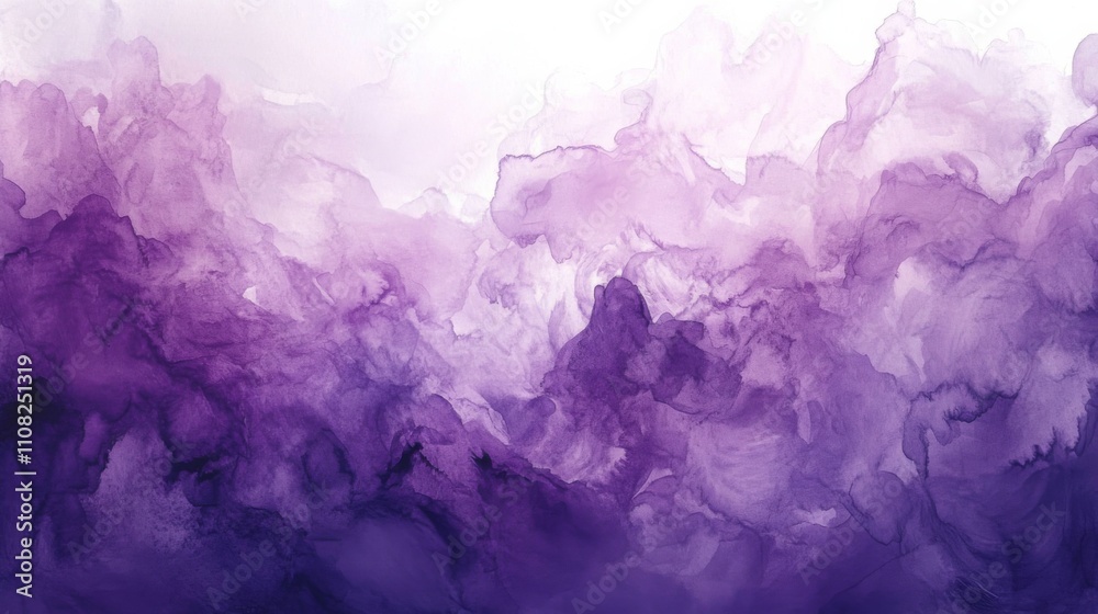 Fototapeta premium Ethereal Purple Misty Abstract Background