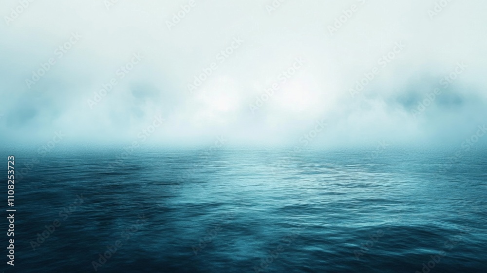 Obraz premium Misty Ocean Horizon
