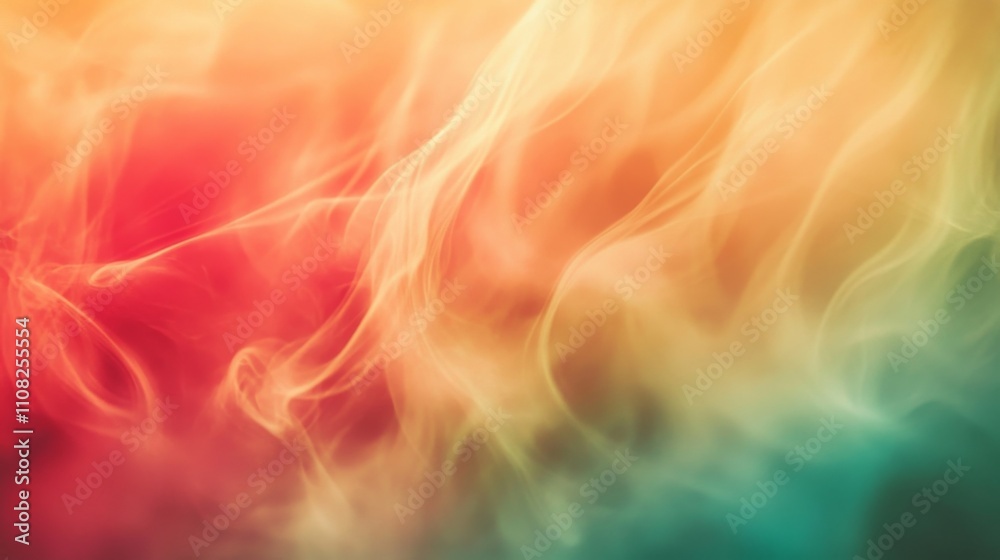 Fototapeta premium Abstract Colorful Smoke Background