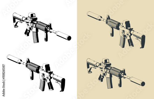Automatic carbine M4A1