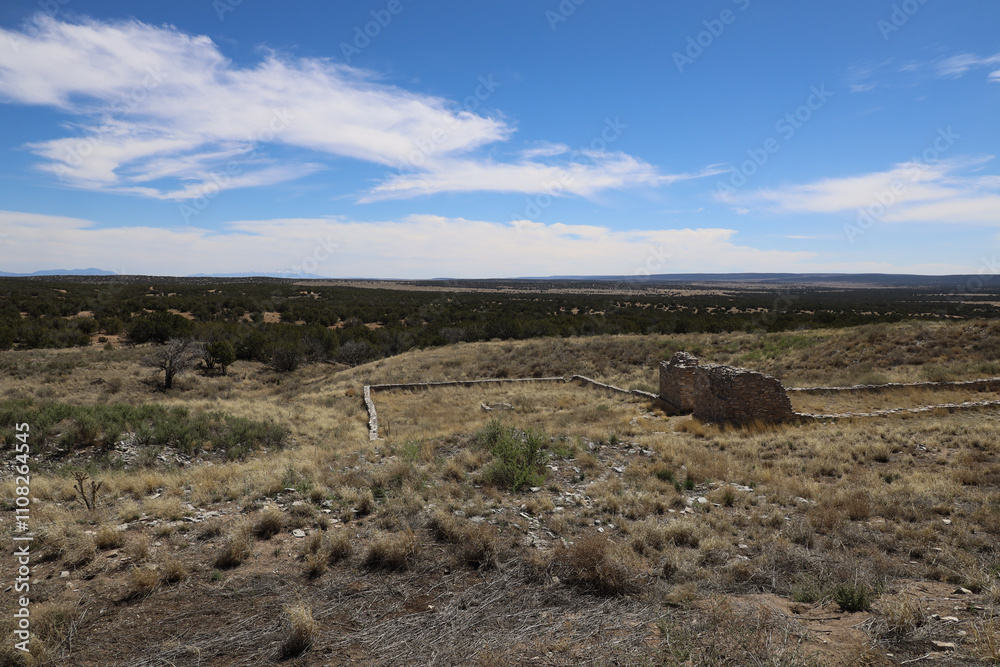Fototapeta premium Gran Quivira, Las Misiones de los Pueblos de Salinas, New Mexico