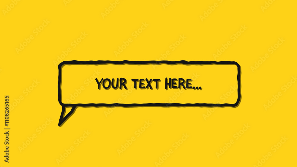 Text Message Bubble Pop Up Animation Stock Template | Adobe Stock