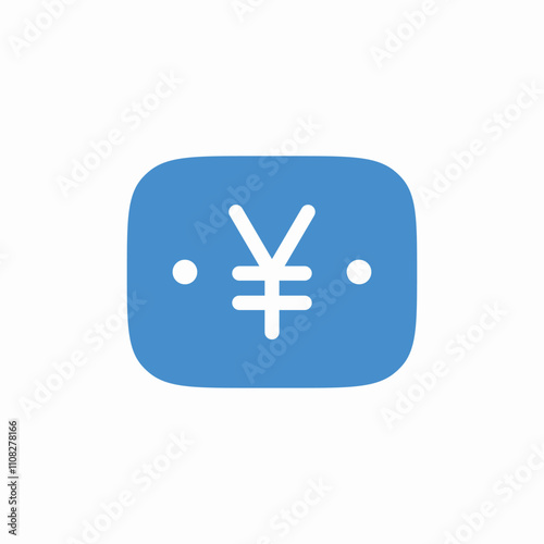 currency money japanese yen icon sign vector