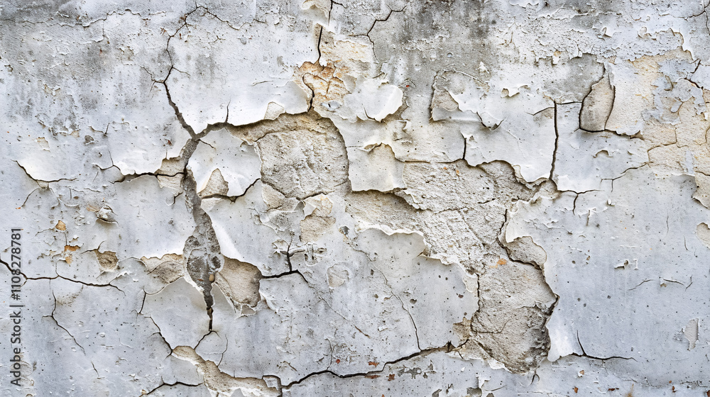 Fototapeta premium Texture Wall Concrete: Concrete wall texture, usable as a background with scratches and cracks.