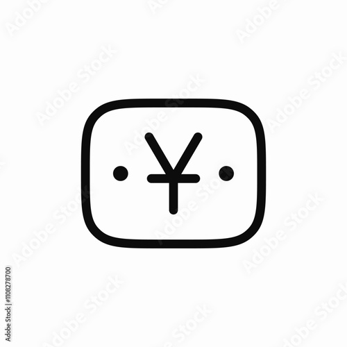 money currency chinese yuan icon sign vector