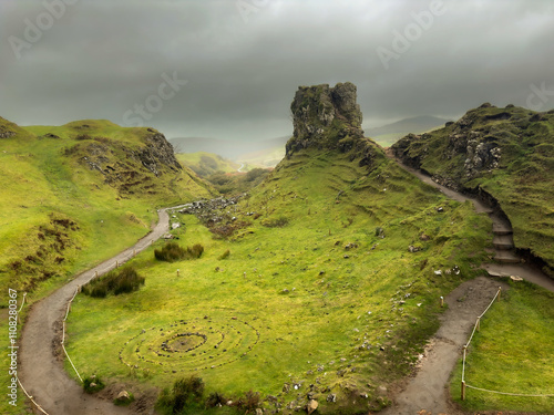 Obraz na plátně The Fairy Glen mood