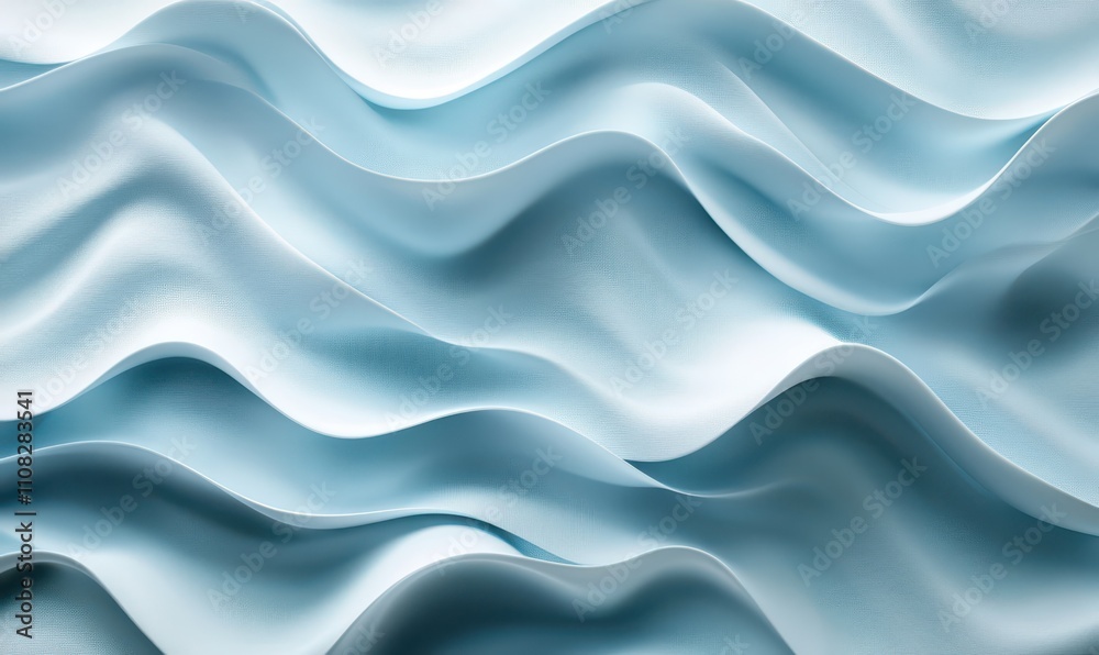 Fototapeta premium Light blue textured background design for walls.