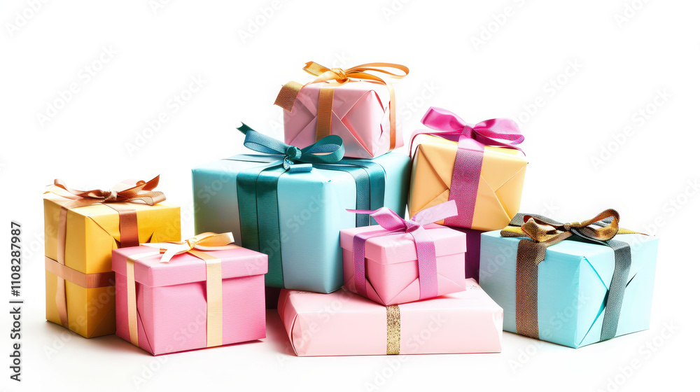 Obraz premium christmas gift boxes