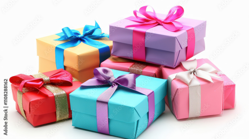 Obraz premium christmas gift boxes