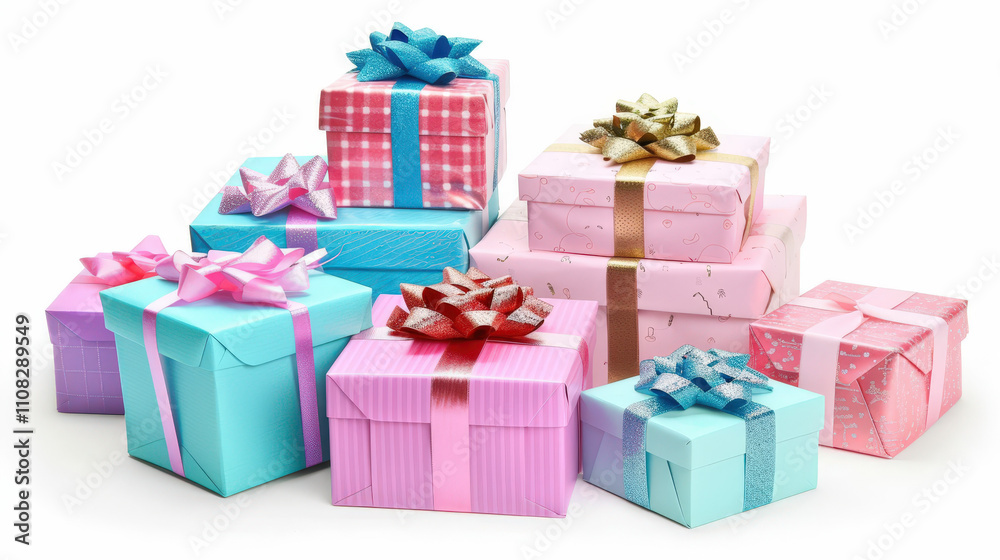 Obraz premium christmas gift boxes