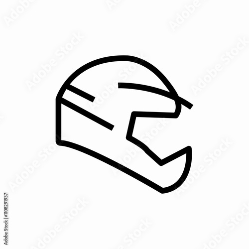 bike helmet icon sign vector