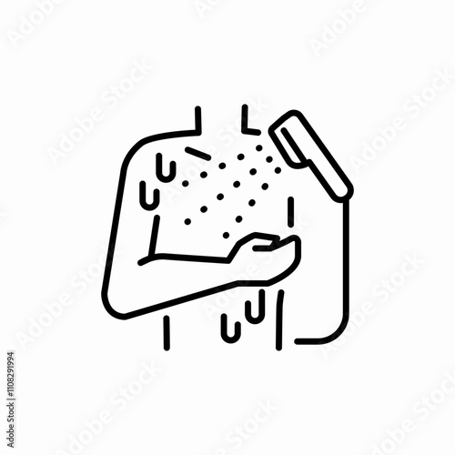 body wash icon sign vector