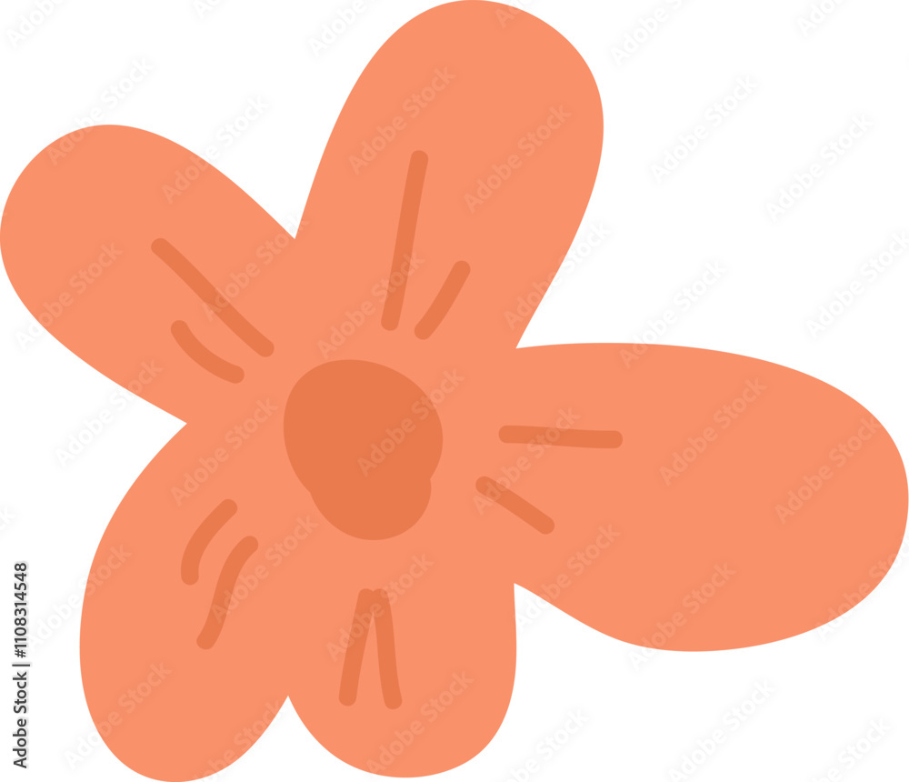 Obraz premium Hand Drawn Flower