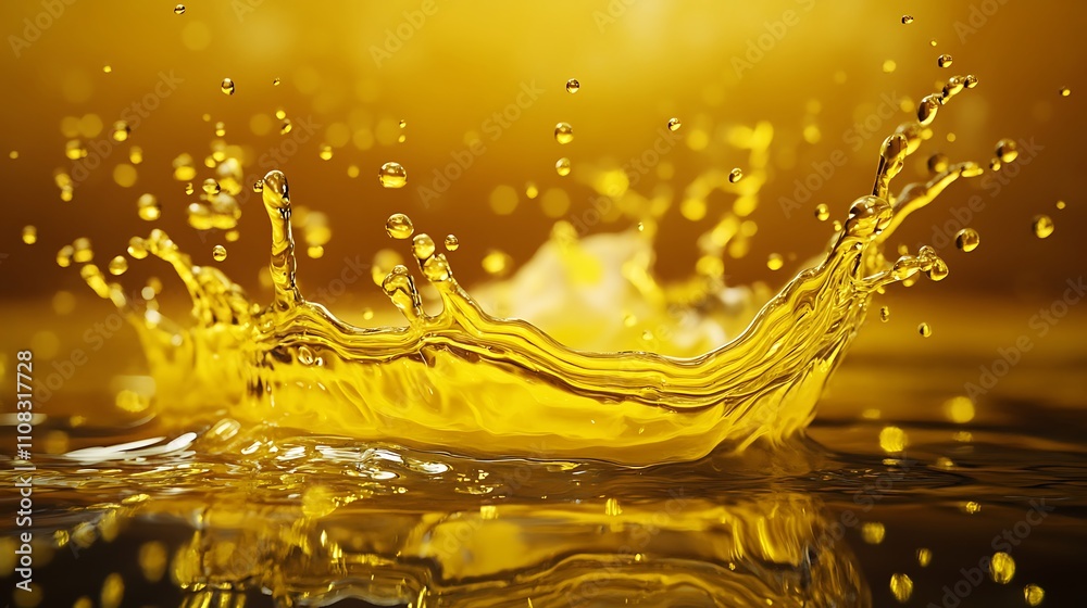 Golden Liquid Splash in Various Dynamic Shapes and Flow Patterns for Commercial and Creative Use Golden Liquid Splash in Various Dynamic Shapes and Flow Patterns for Commercial and Creative Use