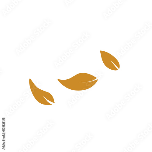 withered leaf vector