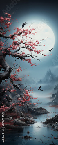 Art Image for Frames and Posters, Resolution 150 dpi, Size 90:225, Oil Painting, Watercolor, Realistic, Abstract Style, Geometric, Minimalist, Landscape, Urban, Nature, High Definition